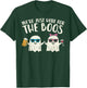 We're Just Here For Boos Ghosts Halloween Costume For Couple T-Shirt - T-Shirt | Forest