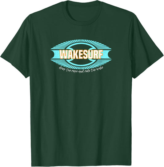 Wakesurf Boat T-Shirt - T-Shirt | Forest