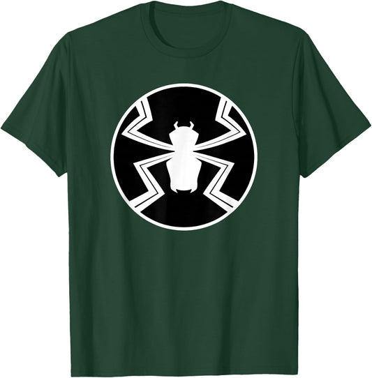 Marvel Comics Retro Classic Agent Venom White Outline Logo T-Shirt - T-Shirt | Forest