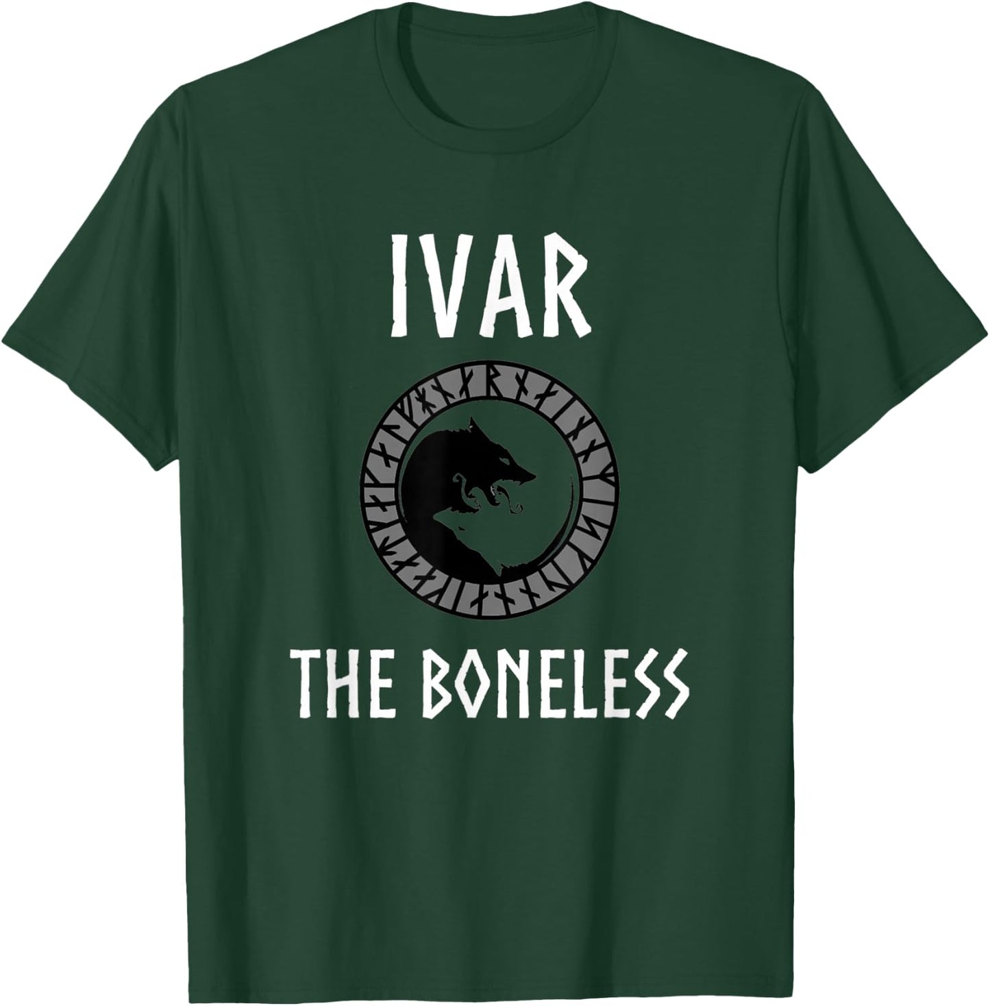 Vikings Ivar The Boneless Norse Wolf Gift Viking lover T-Shirt - T-Shirt | Forest