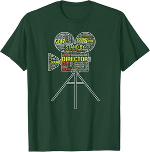 Filmmaker Director, Cinematographer, Film Student T-Shirt - T-Shirt | Forest