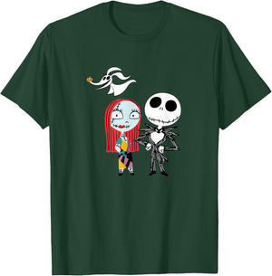 Disney - Nightmare Before Christmas Jack and Sally T-Shirt - T-Shirt | Forest