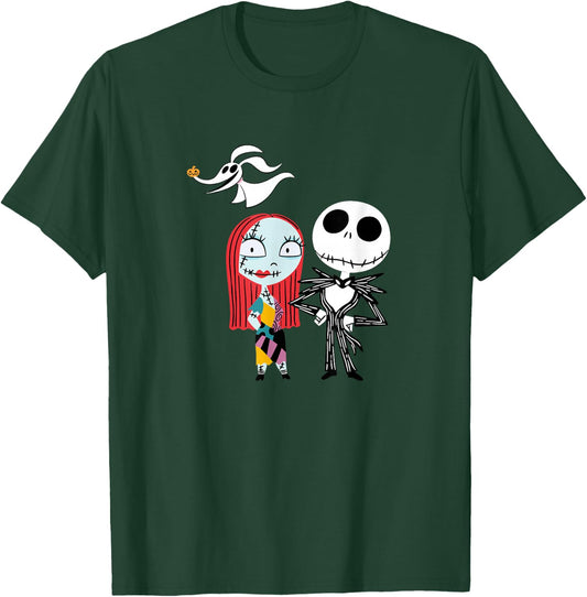 Disney - Nightmare Before Christmas Jack and Sally T-Shirt - T-Shirt | Forest
