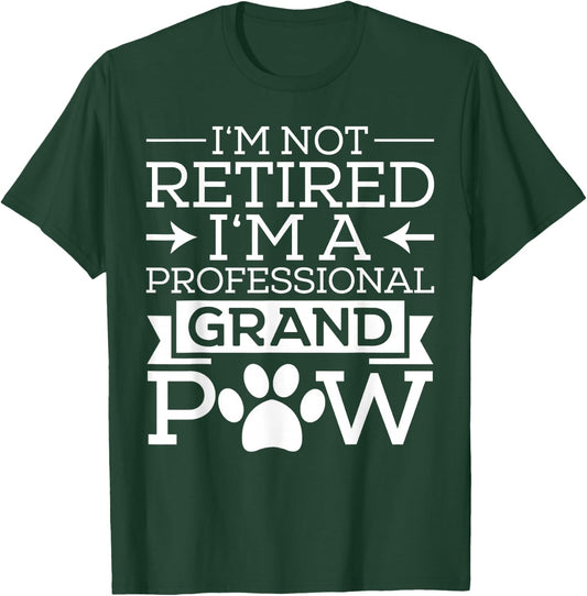 Grand Paw Shirt Grandpa Grandpaw Gifts Dog Lover Gift Men T-Shirt - T-Shirt | Forest