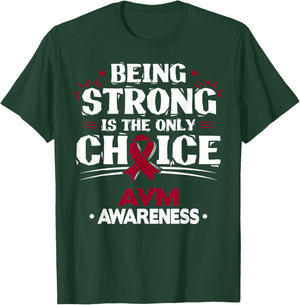 AVM Awareness - Arteriovenous Malformation T-Shirt - T-Shirt | Forest