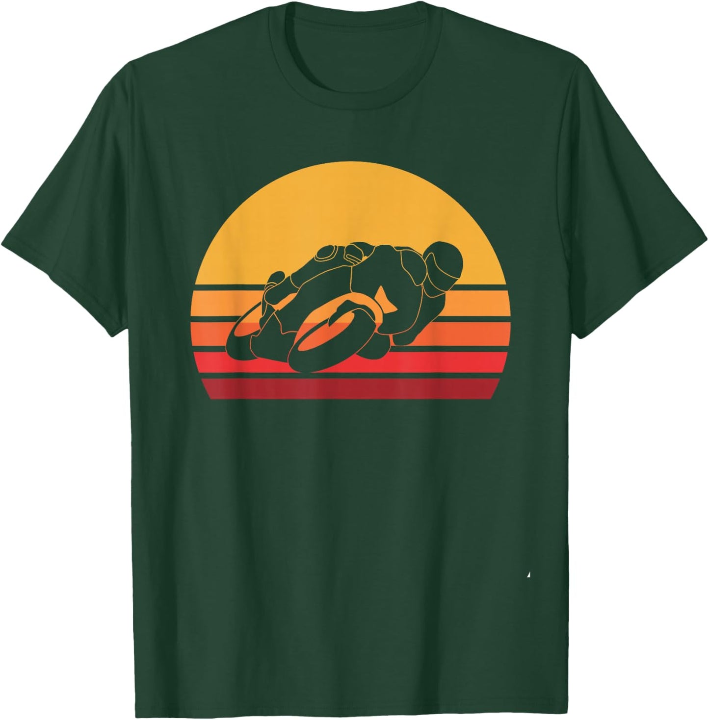 Retro Motorcycle Racing Vintage Road Racing T-Shirt - T-Shirt | Forest