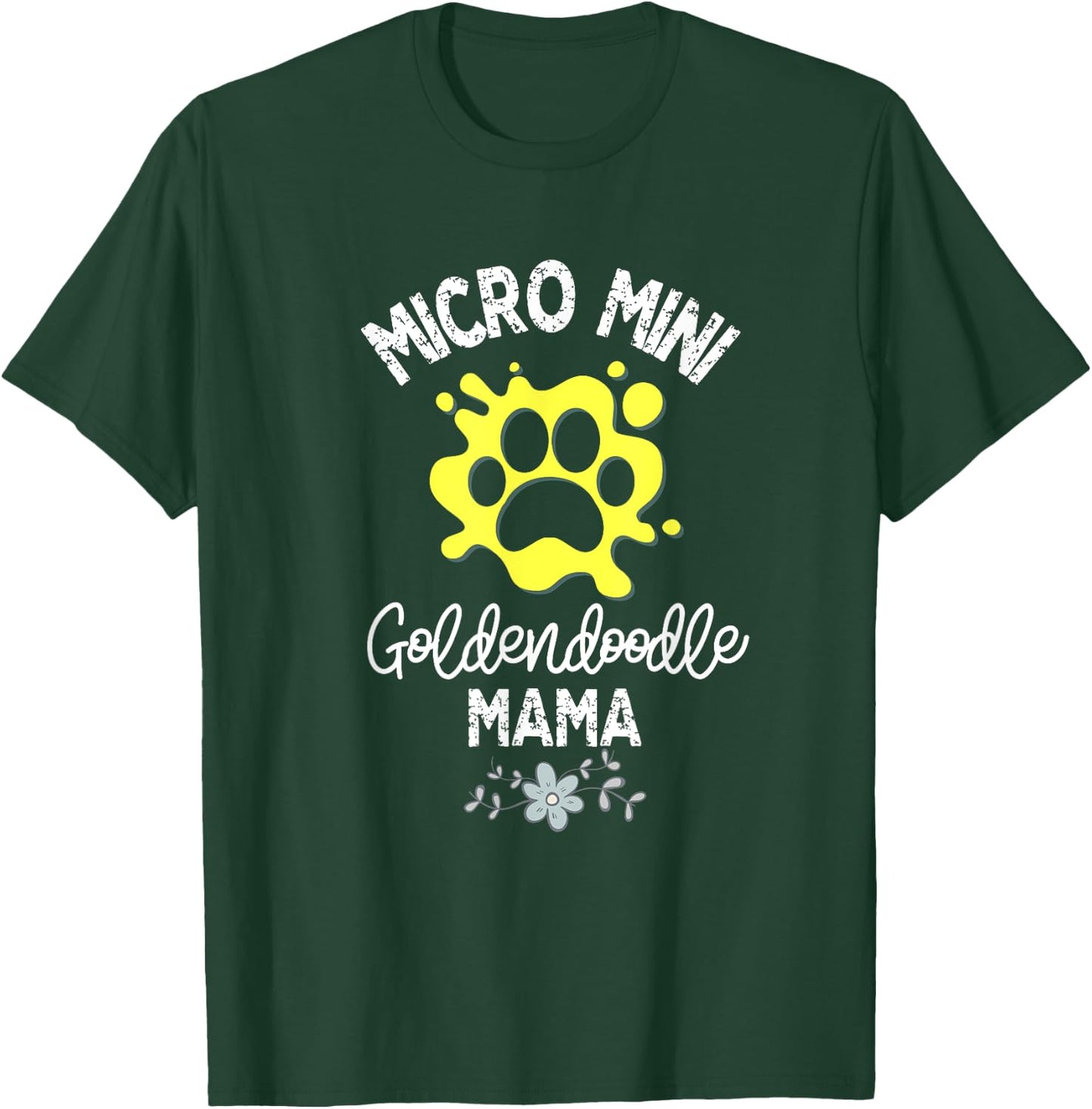 Micro Mini Goldendoodle Dog Gift T-Shirt - T-Shirt | Forest