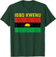 Igbo Kwenu Biafra Biafran Flag Design - Women's Adults Classic Fit Short Sleeve Small Black Polyester 100% Modern Flag T-Shirt - T-Shirt | Forest