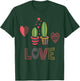 Cactus Valentine Day Shirt Love Succulent Cacti Plants Heart T-Shirt - T-Shirt | Forest