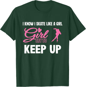 Women's Roller Blading Gift T-Shirt - T-Shirt | Forest