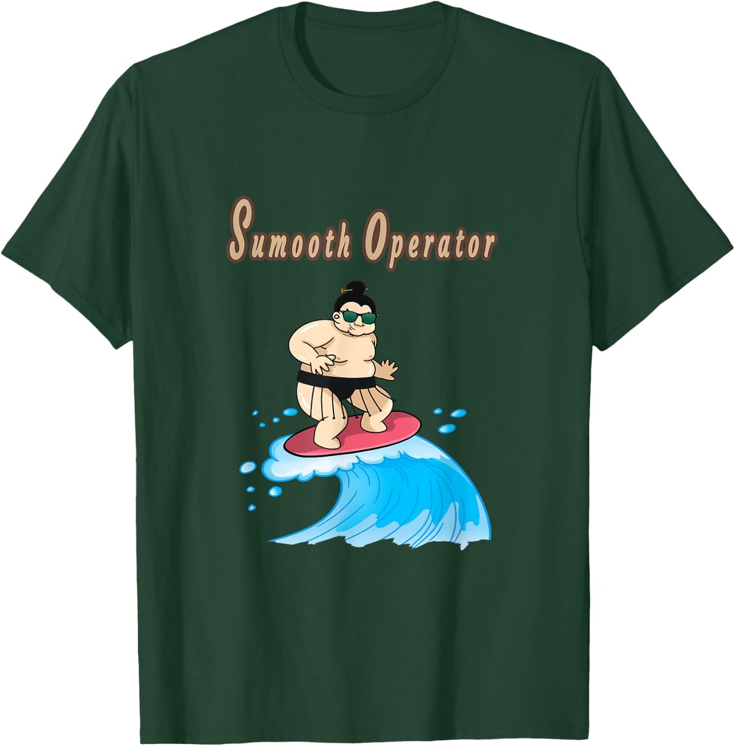 Smooth Operator, Surfing sumo in Japan T-Shirt - T-Shirt | Forest