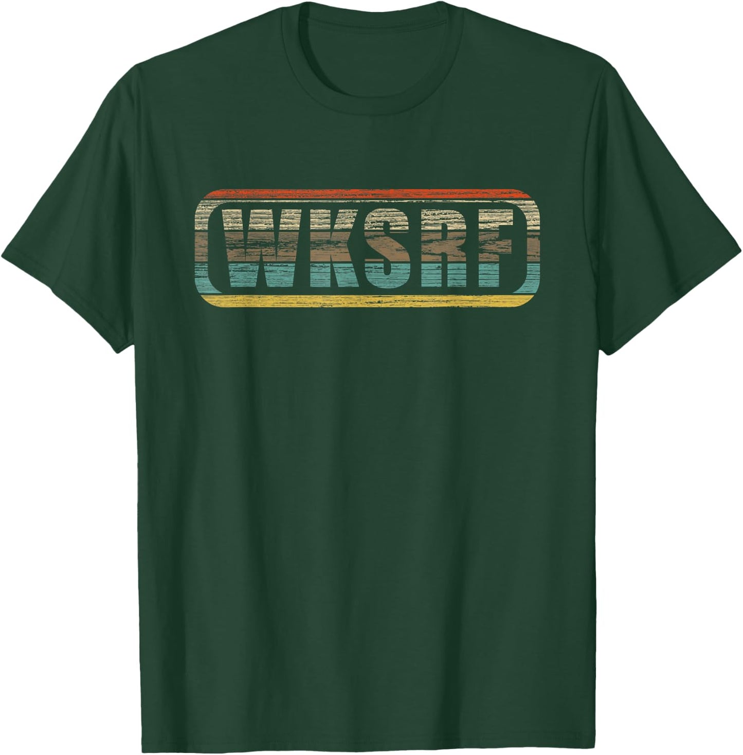 WKSRF Wakesurf Wake Surf Surfing T Shirt T-Shirt - T-Shirt | Forest