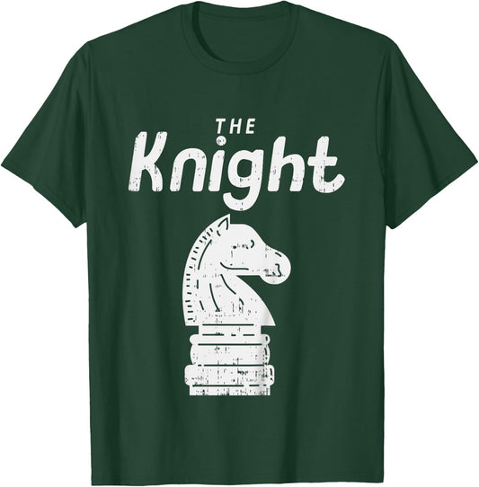 Kids Chess Piece The Knight Shirt Halloween Matching Costume T-Shirt - T-Shirt | Forest