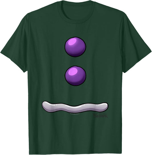 Shrek Halloween Gingy Iconic Big Chest Costume T-Shirt - T-Shirt | Forest