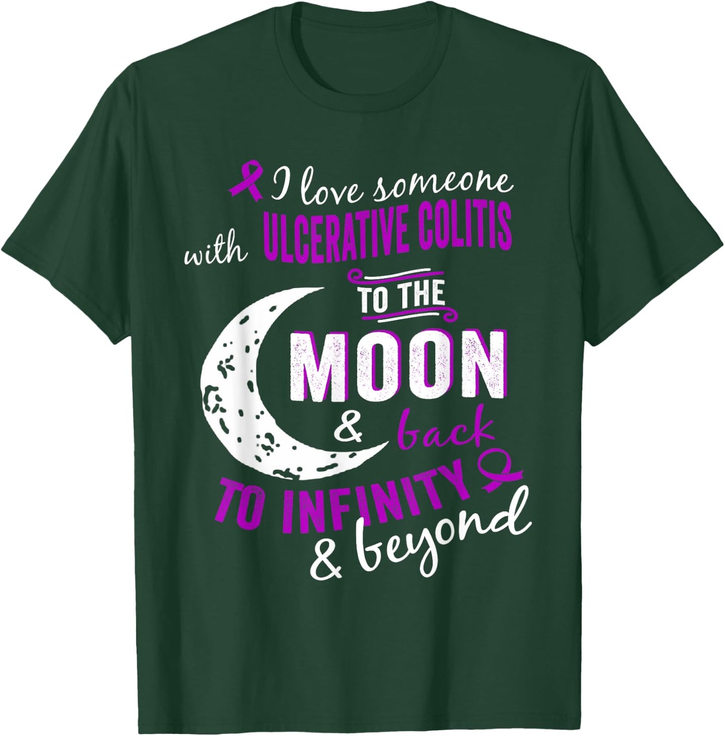 Ulcerative Colitis Shirt - Ulcerative Colitis Awareness T-Shirt - T-Shirt | Forest
