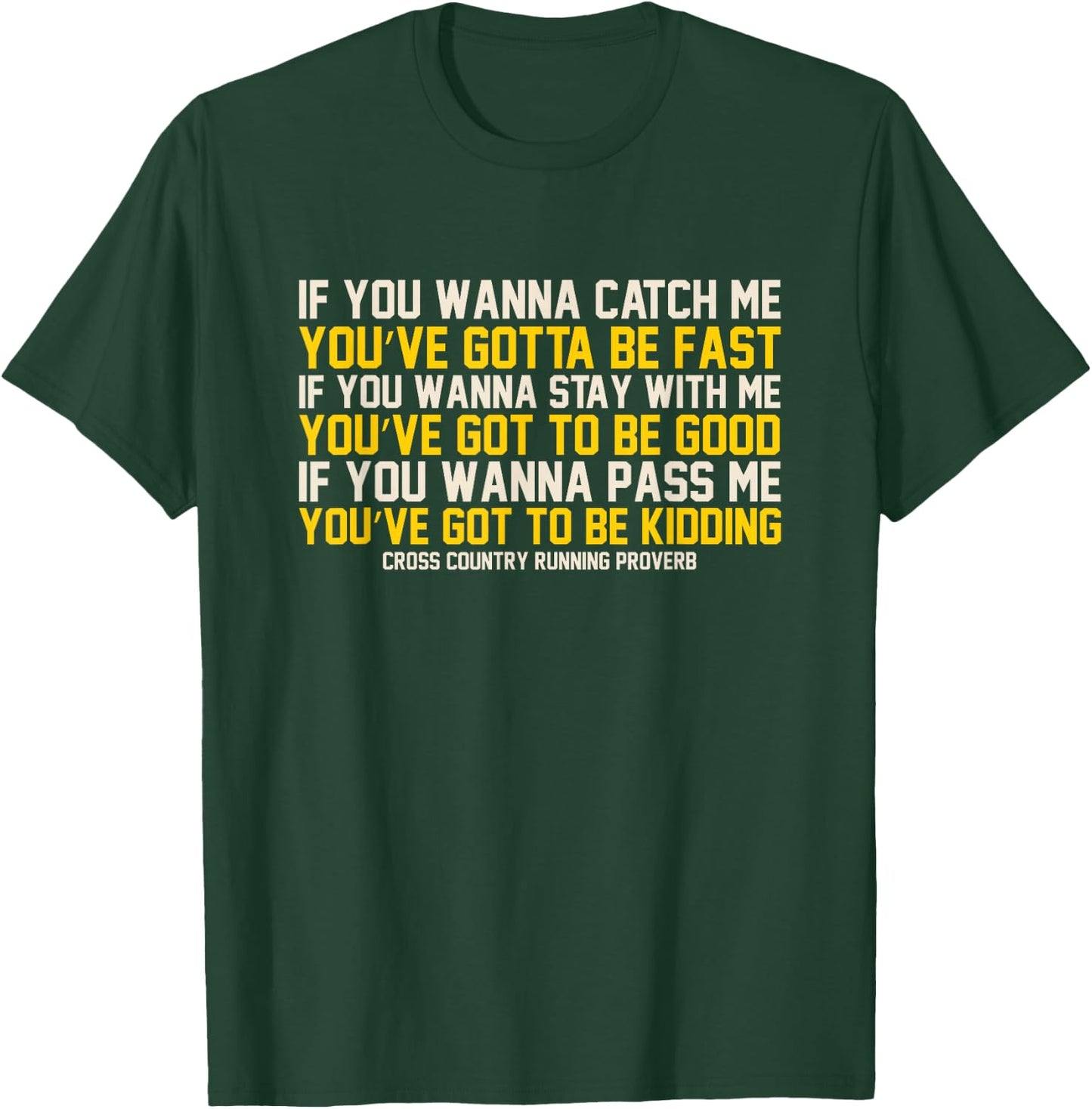 Cross Country Running Shirts - Funny Cross Country Shirt T-Shirt - T-Shirt | Forest