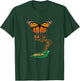 Colorful Caterpillar To Monarch Butterfly Metamorphosis Gift T-Shirt - T-Shirt | Forest