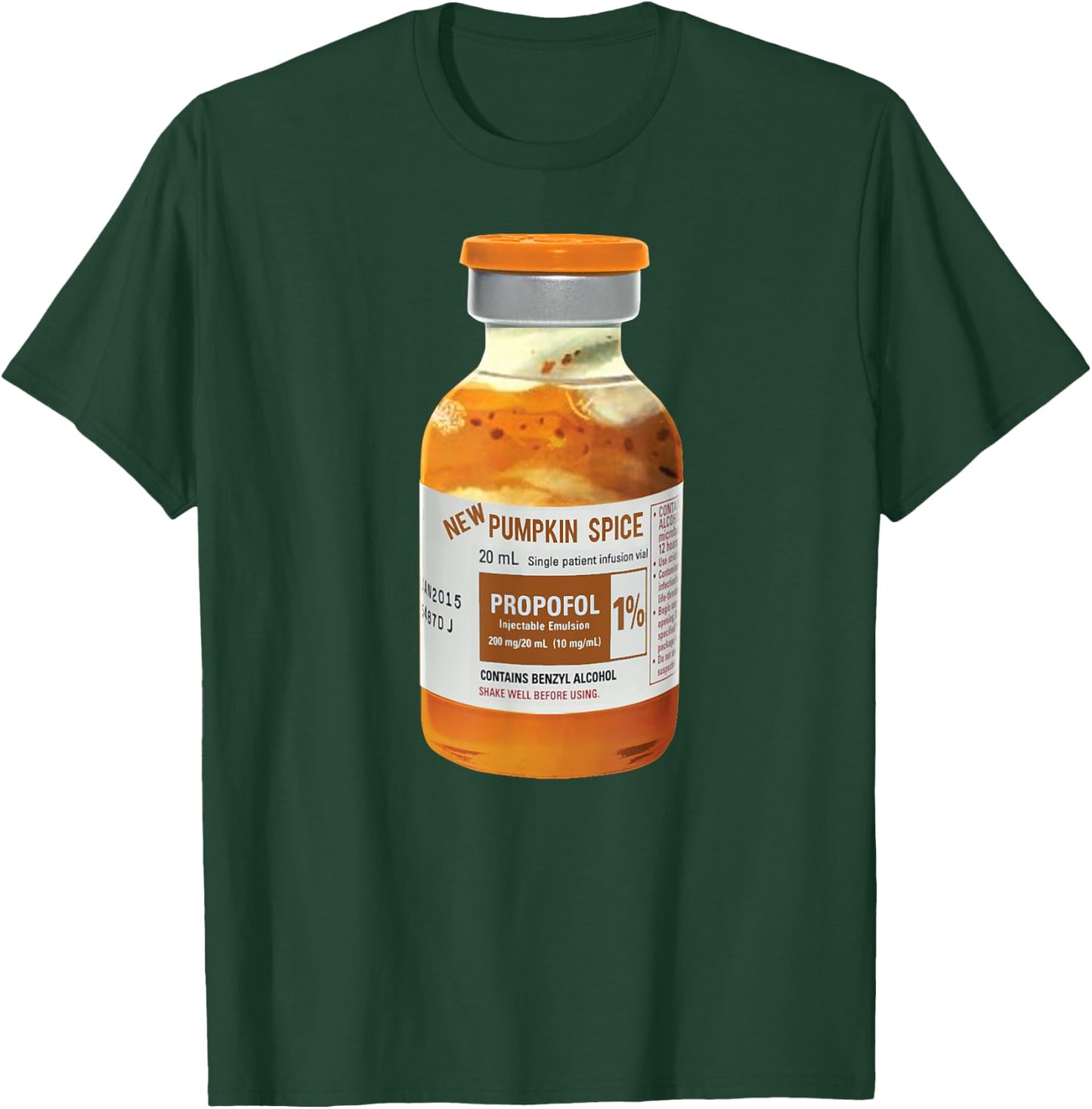 Pumpkin Spice Propofol Nurses design T-Shirt - T-Shirt | Forest
