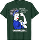 Ankylosing Spondylitis Warrior Unbreakable Shirt Awareness T-Shirt - T-Shirt | Forest