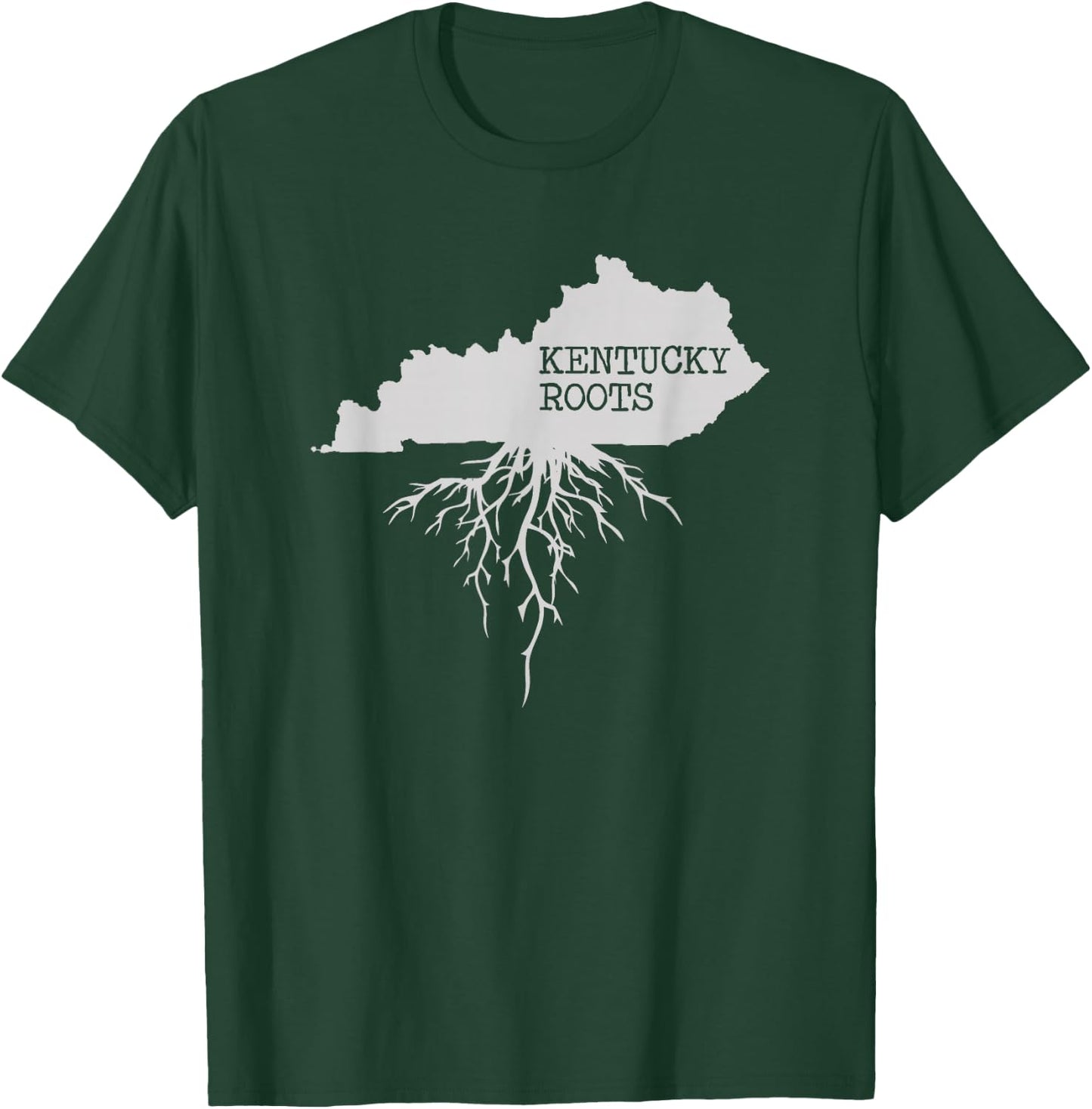 Kentucky Roots State Map Gift T-Shirt - T-Shirt | Forest