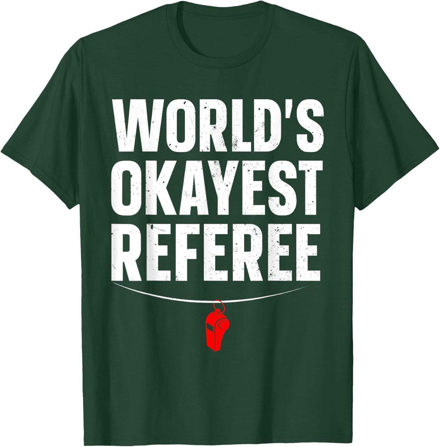 Funny Referee Art Women Sports Ref Stuff Gag Referee T-Shirt - T-Shirt | Forest
