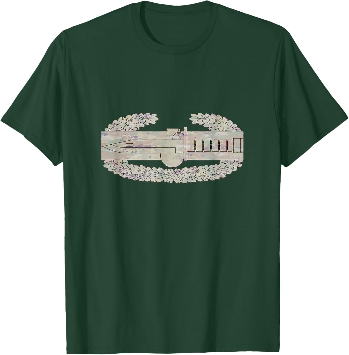 Combat Action Badge T-Shirt - T-Shirt | Forest