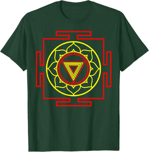 Kali Yantra T Shirt Art Form Meditation T-Shirt - T-Shirt | Forest