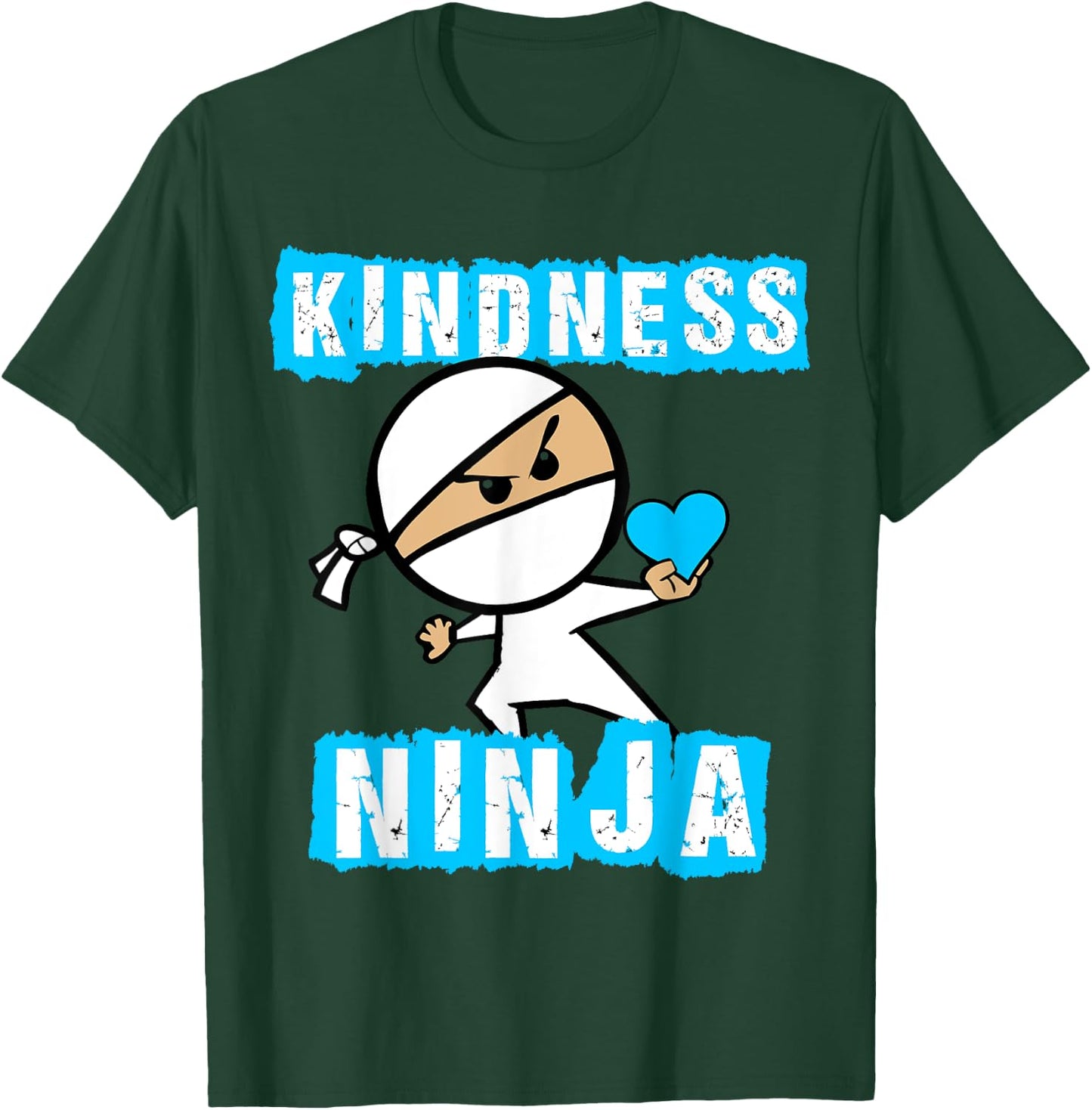 Kindness Ninja Shirt - Choose Kind Shirt Movement T-Shirt - T-Shirt | Forest