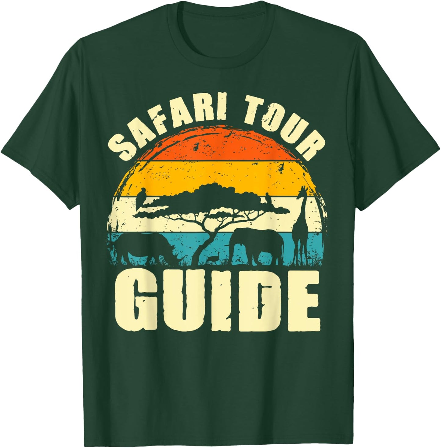 Safari Tour Guide Kenya Tanzania Namibia Animal Costume T-Shirt - T-Shirt | Forest