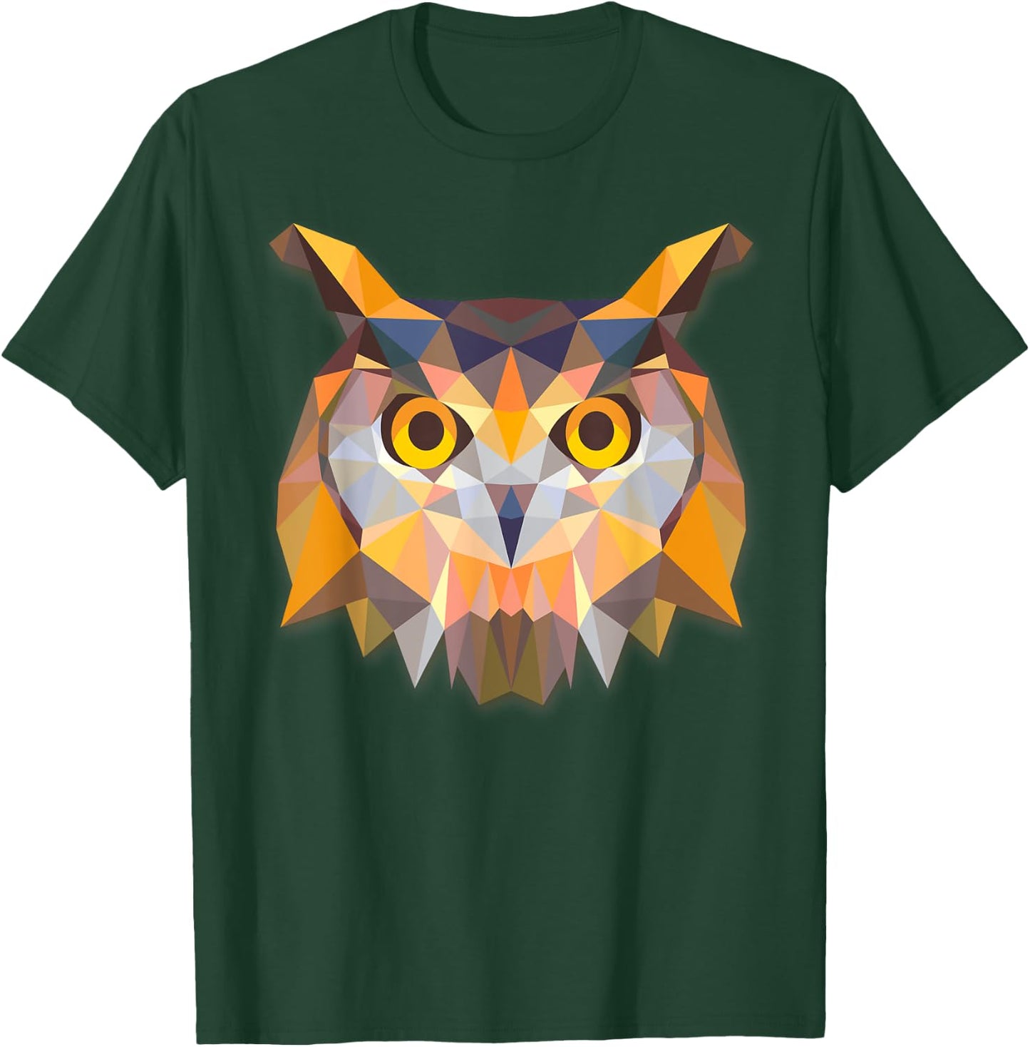 OWL HEAD Beautiful Snowy Owl Great Horned Owl Bird T-Shirt - T-Shirt | Forest