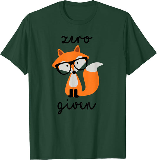Zero Fox Given Shirt Zero Fox Given Gift Shirt T-Shirt - T-Shirt | Forest
