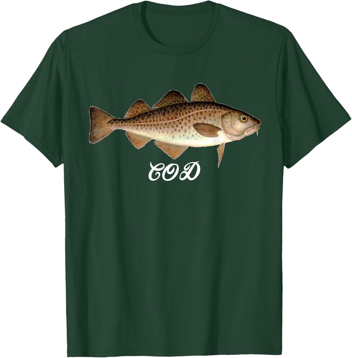 Cod Shirt - Cod Fish Shirt - Cod Fishing Gifts T-Shirt - T-Shirt | Forest