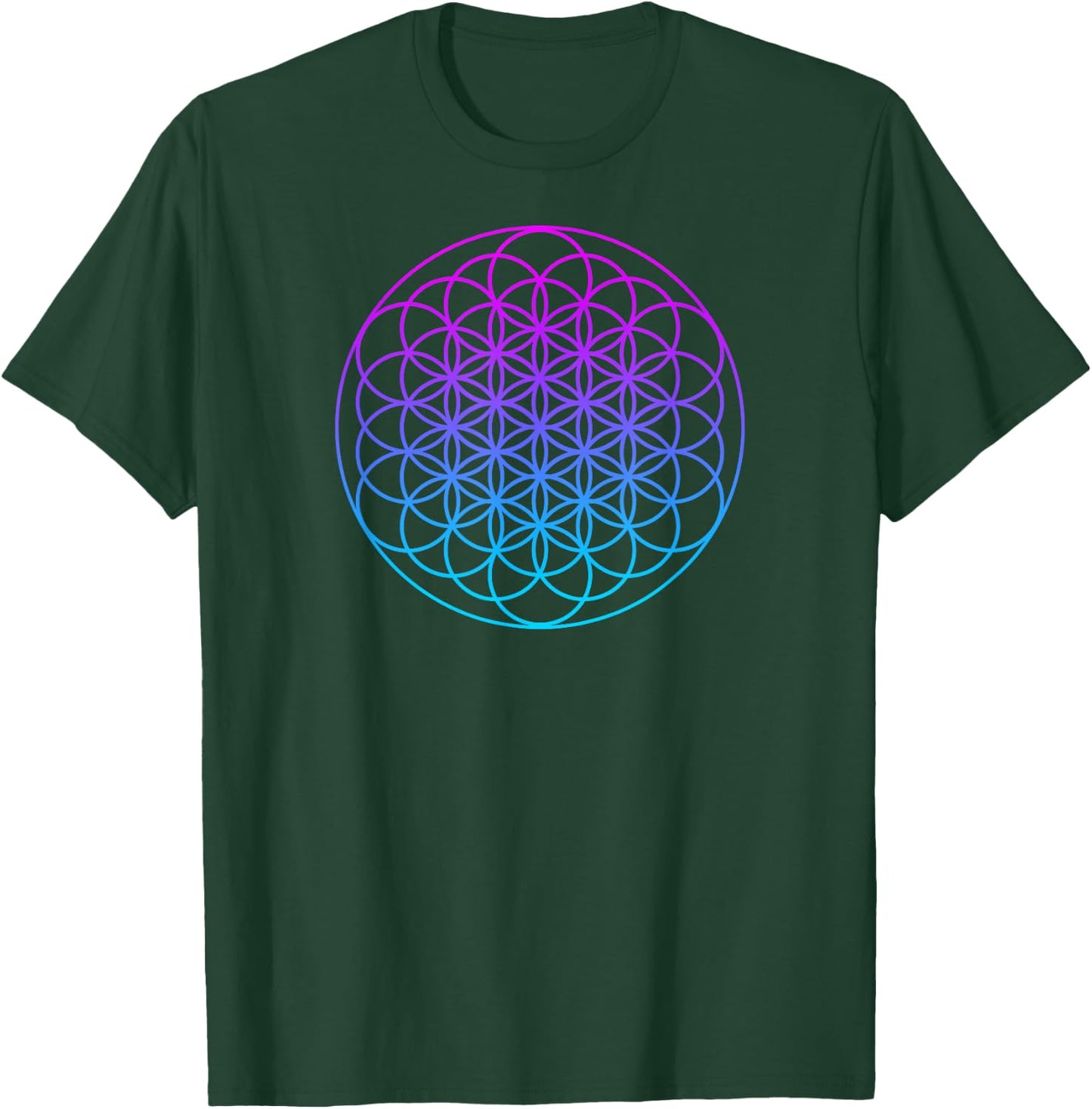 Sacred Geometry Shirt - Flower of Life T-Shirt - T-Shirt | Forest