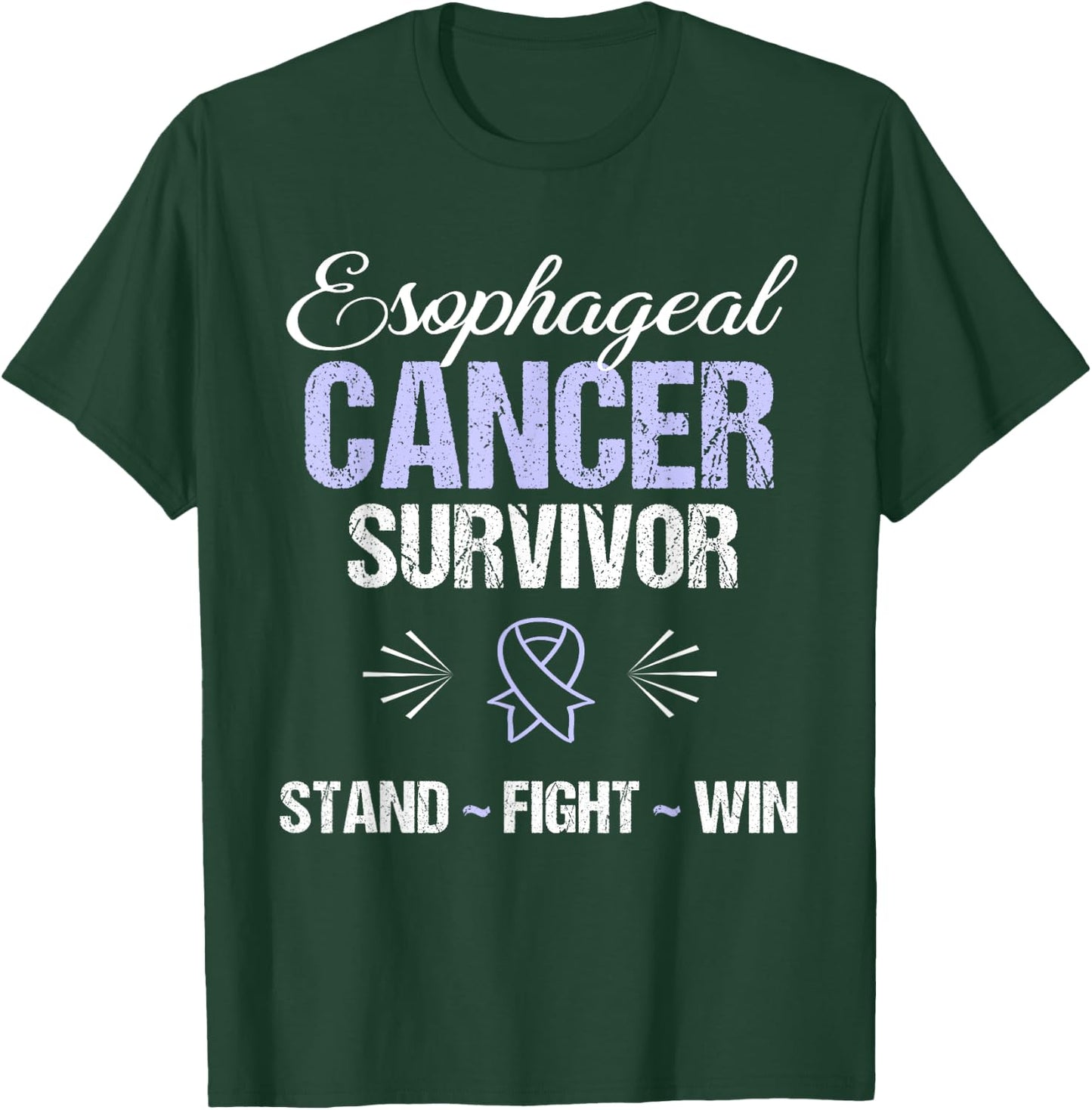 Esophageal Cancer Survivor Awareness T-Shirt - T-Shirt | Forest