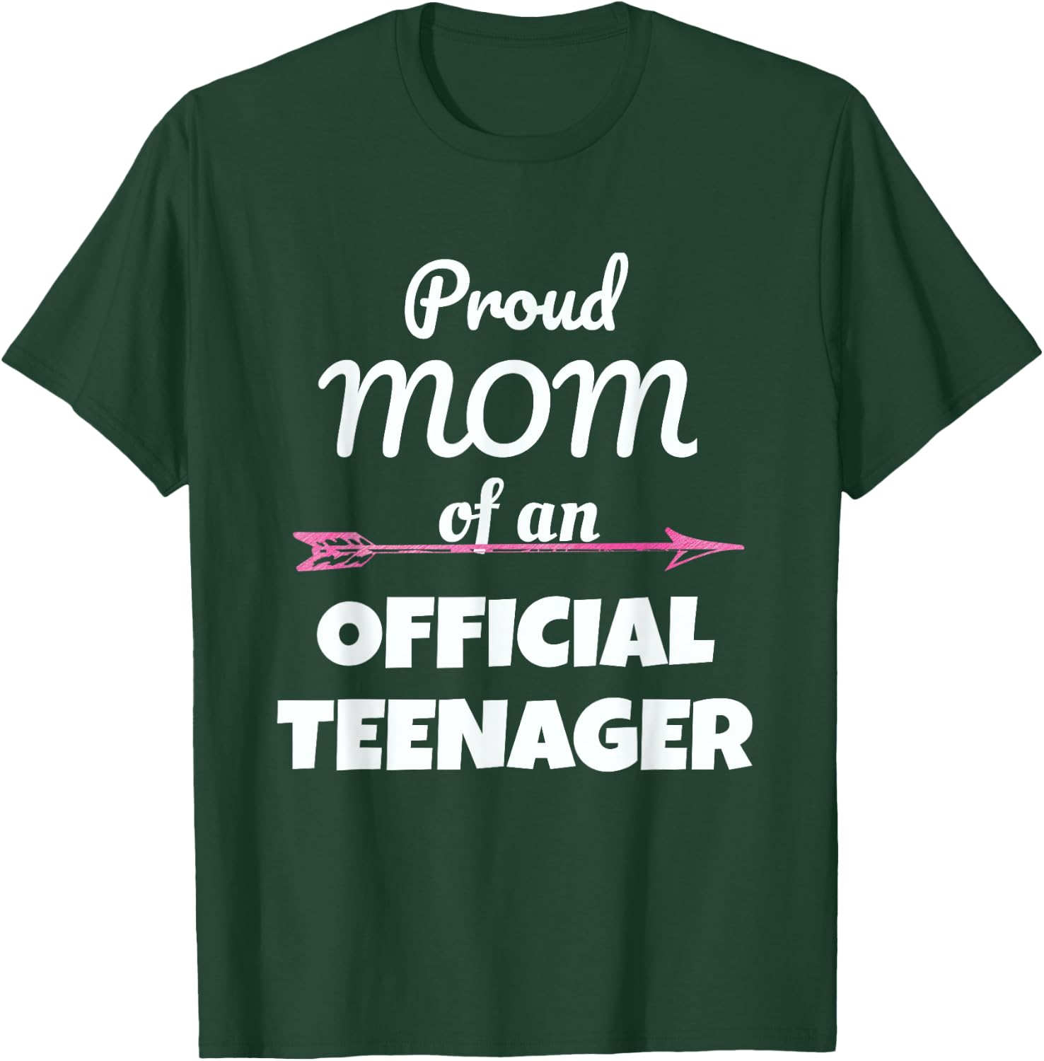 Proud Mom of an Official Teenager, 13th Birthday Party T-Shirt - T-Shirt | Forest