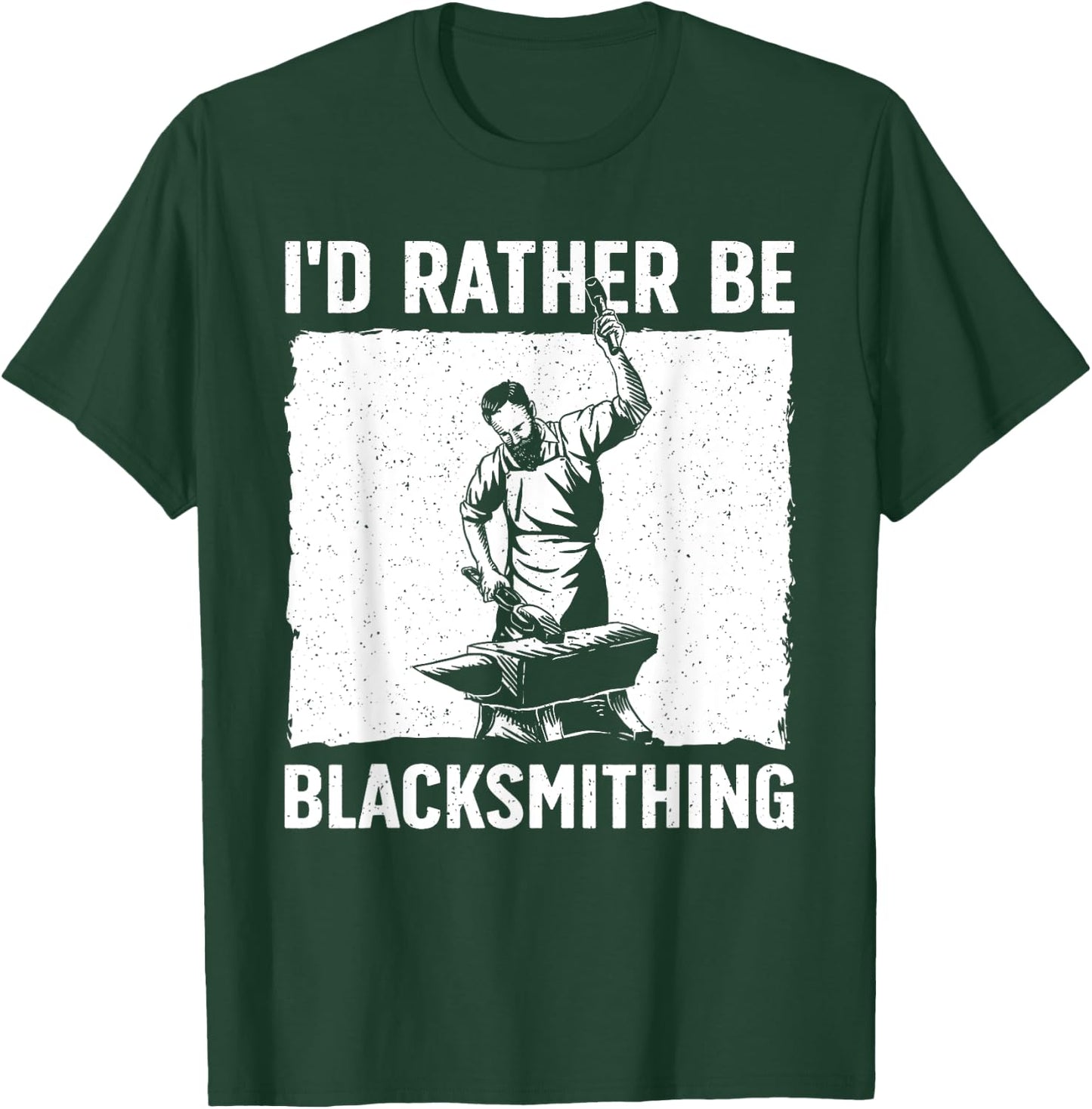 Cool Blacksmith Design Women Blacksmithing Forging T-Shirt - T-Shirt | Forest