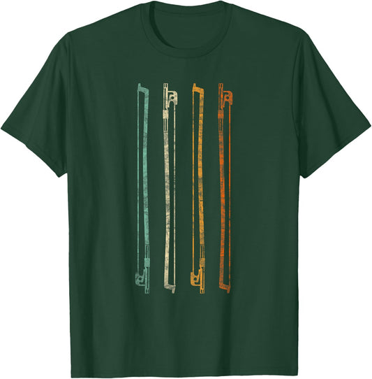Vintage Retro 70s Orchestra Shirt For String Player T-Shirt - T-Shirt | Forest