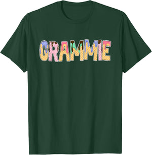 Sprinkle Ice Cream Grandma Grammie Birthday Party T-Shirt - T-Shirt | Forest