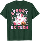 Spooky ER Tech Halloween Emergency Room Tech Groovy T-Shirt - T-Shirt | Forest
