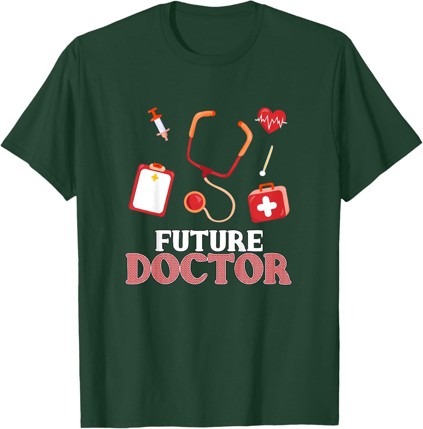 Future Doctor - Aspirational for Boys and Girls T-Shirt - T-Shirt | Forest
