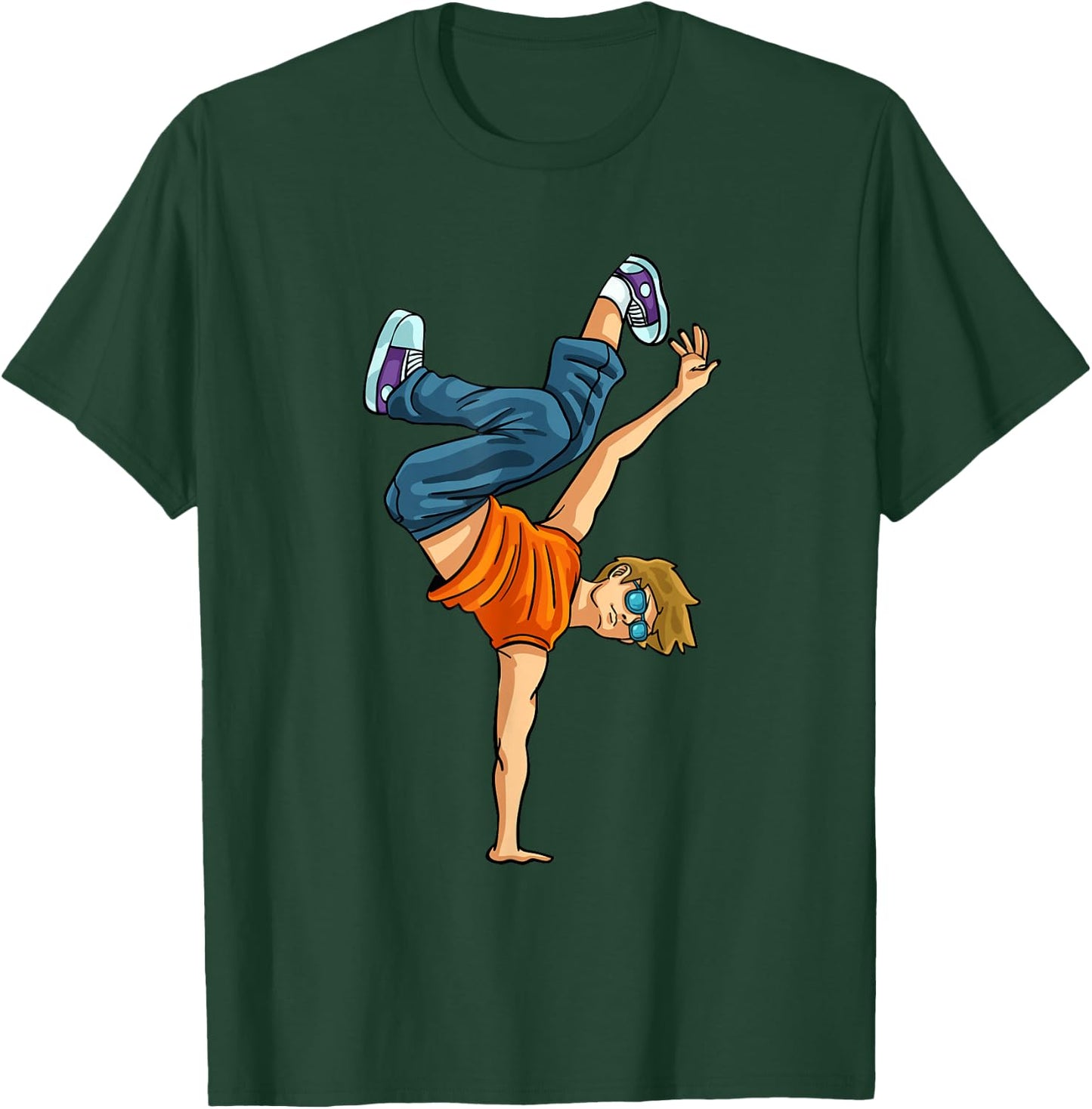 Breakdancing Breakdance Shirt Break Hiphop Hip Dancing T-Shirt - T-Shirt | Forest