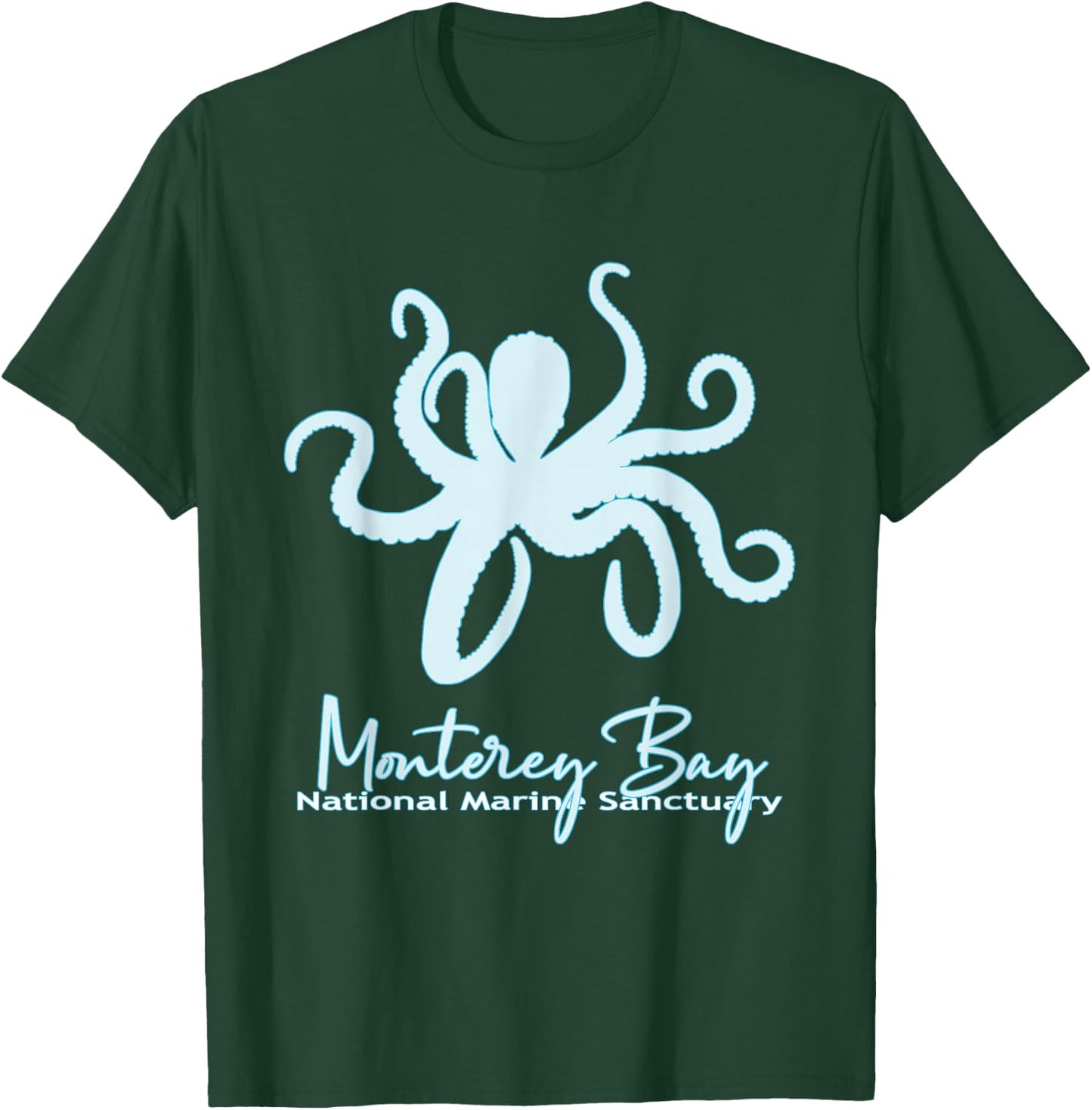 Monterey-Bay California National Marine Sanctuary Souvenir T-Shirt - T-Shirt | Forest