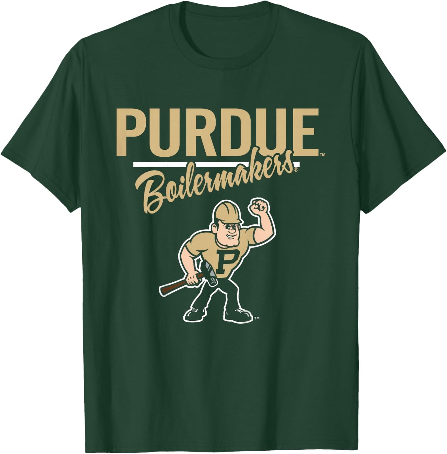 Kids Purdue Boilermakers Kid's Mascot Black Officially Licensed T-Shirt - T-Shirt | Forest