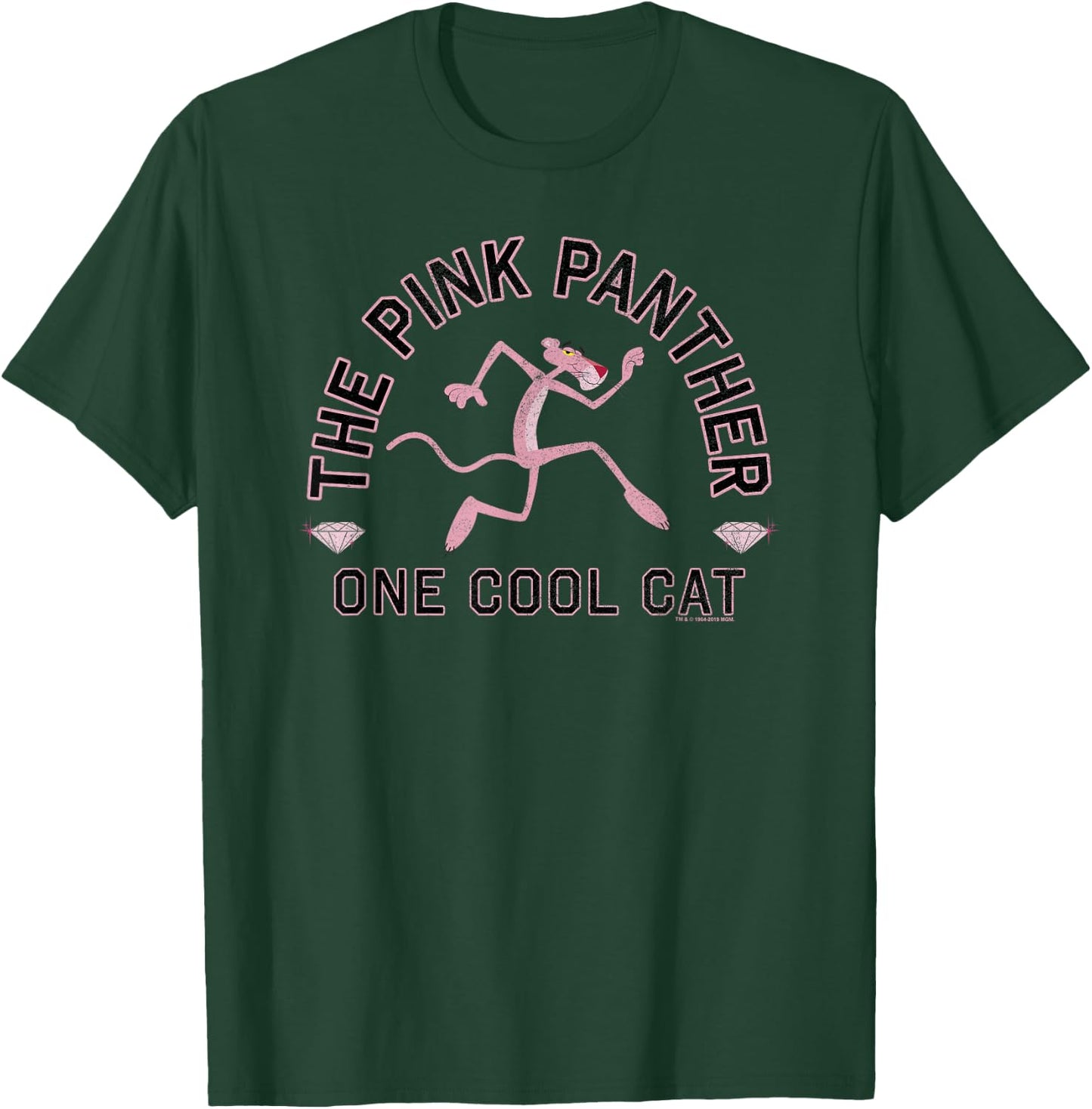 Pink Panther One Cool Cat Tip Toe Portrait T-Shirt - T-Shirt | Forest