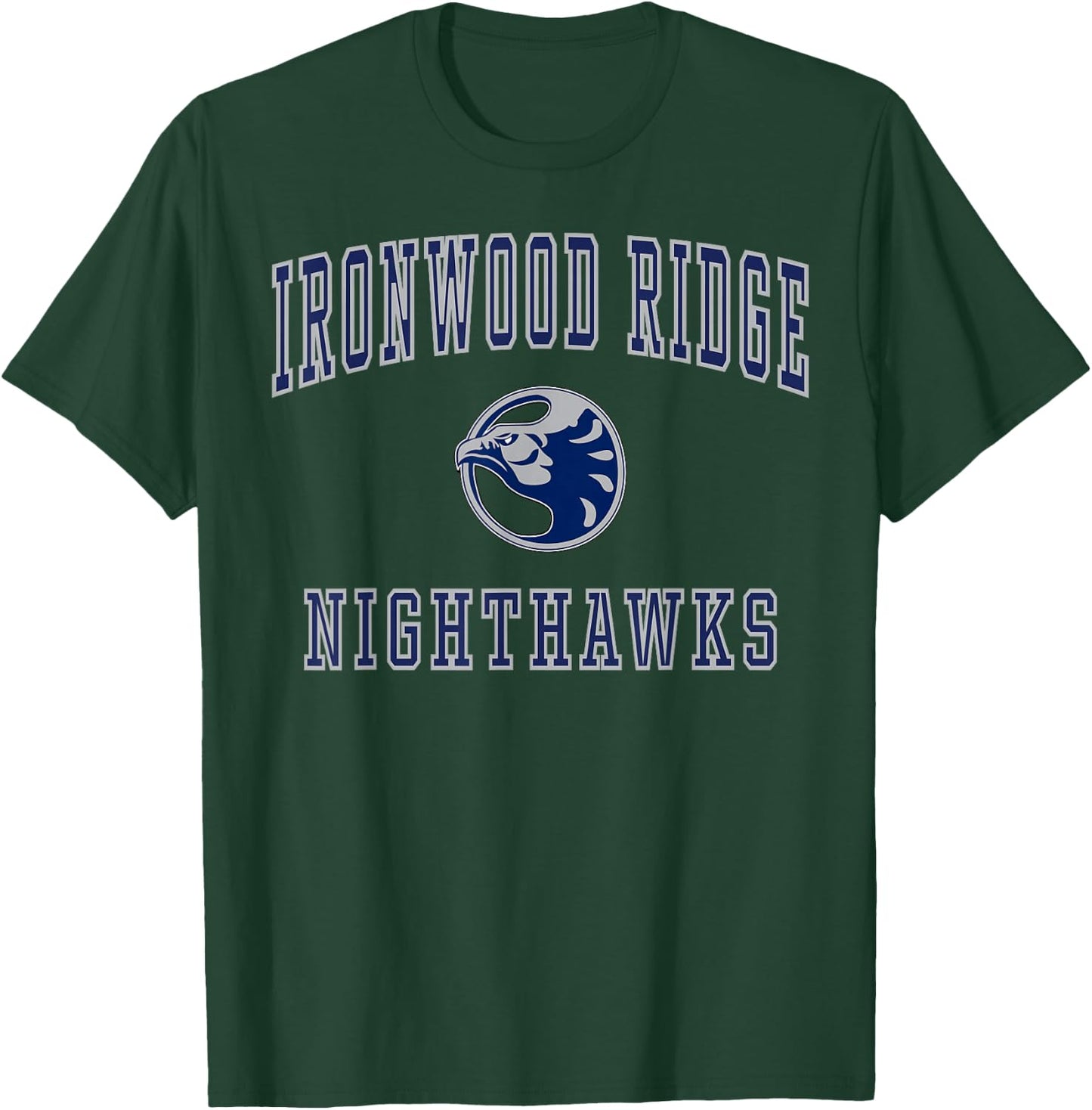 Ironwood Ridge High School Nighthawks C1 T-Shirt - T-Shirt | Forest