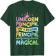 Unicorn Principal Back To School Teacher Appreciation Gifts T-Shirt - T-Shirt | Forest