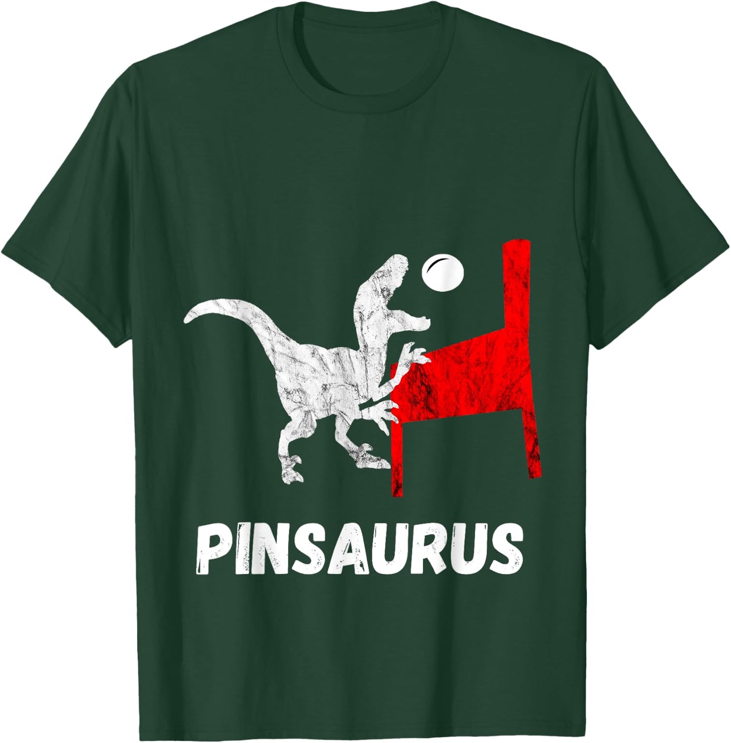 Dinosaurs Pinball Gamer Trex Pinball Machine Flipping T-Shirt - T-Shirt | Forest
