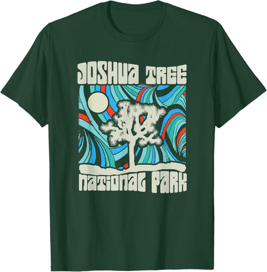Joshua Tree National Park Retro Psychedelic 60s T-Shirt - T-Shirt | Forest
