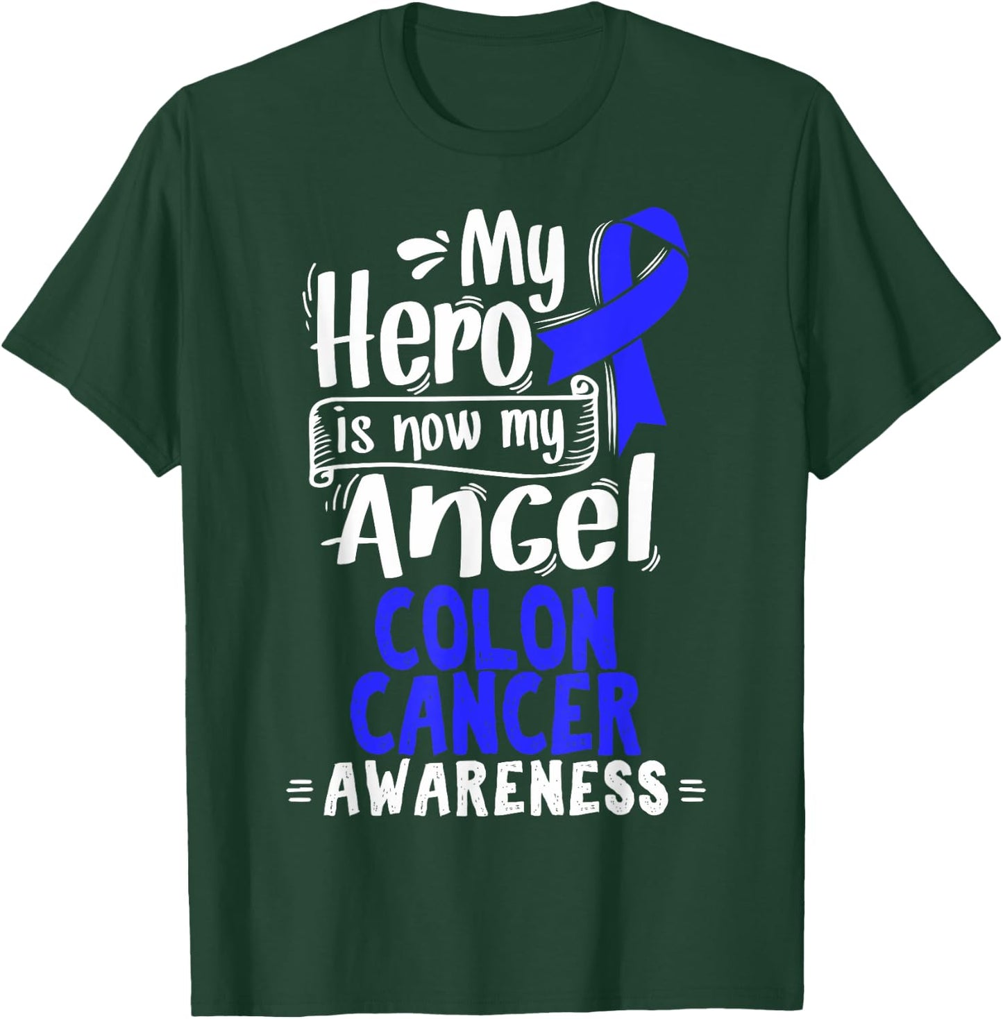 Colorectal Cancer Awareness T Shirt Gift CRC Patients T-Shirt - T-Shirt | Forest