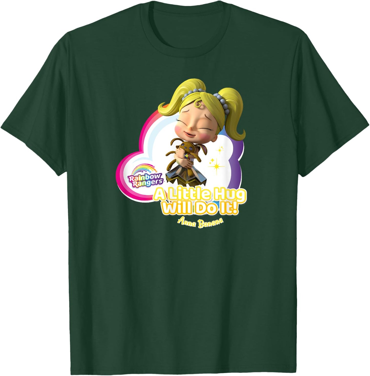 Rainbow Rangers Anna Banana "A Little Hug" T-Shirt - T-Shirt | Forest